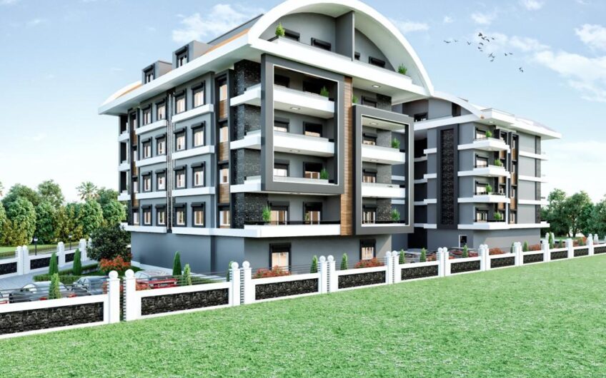 Construction of new residential complex in Payallar, Alanya