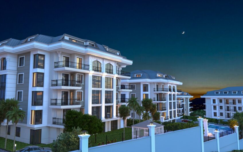 High quality residential complex project with full activity in Oba