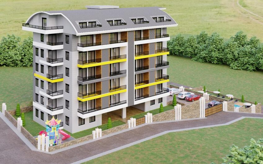 New residential construction project in Avsallar