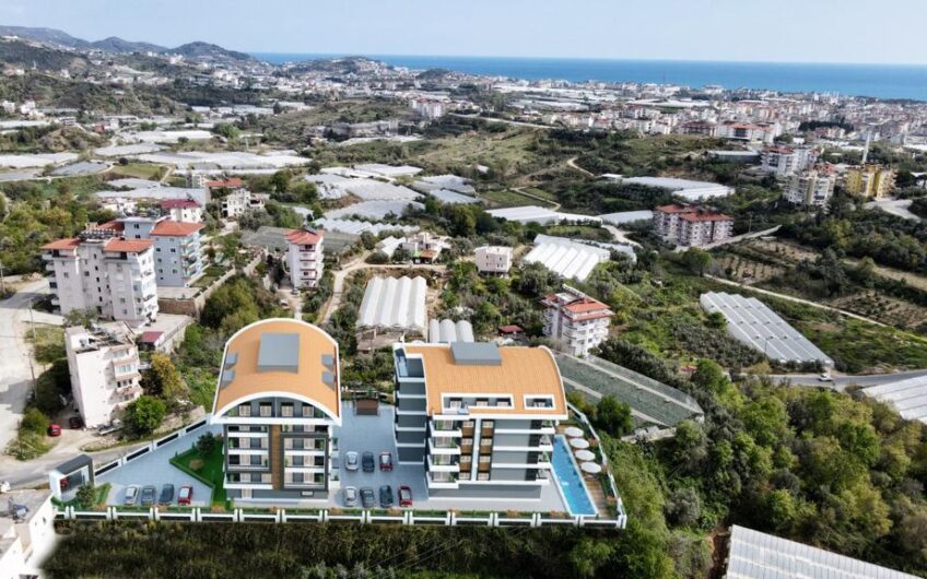 Construction of new residential complex in Payallar, Alanya