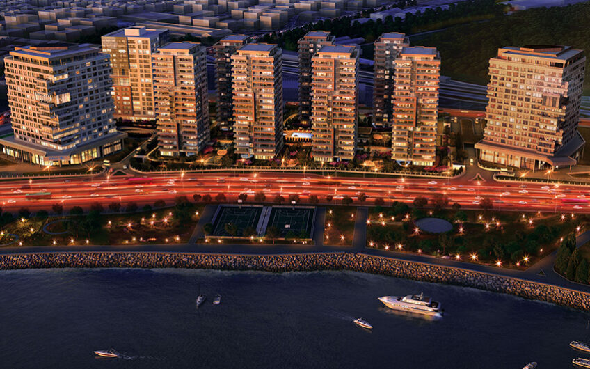 Luxury seafront apartments for sale in Istanbul with panoramic sea views