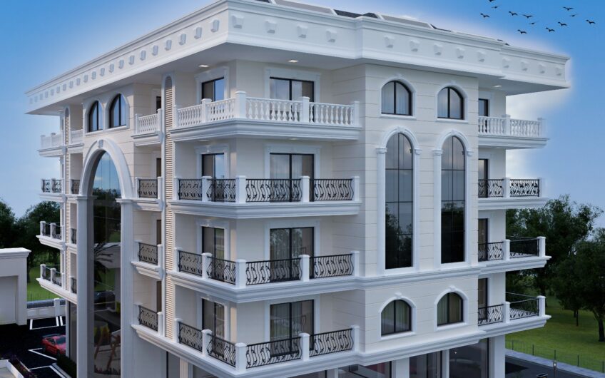 A wonderful residential complex with comfortable and spacious apartments in the center of Alanya