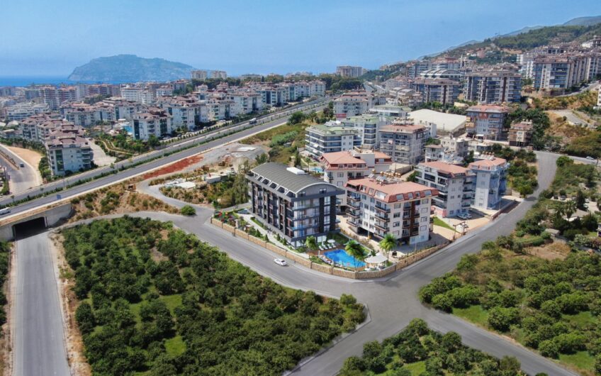 New residential construction in Alanya Oba