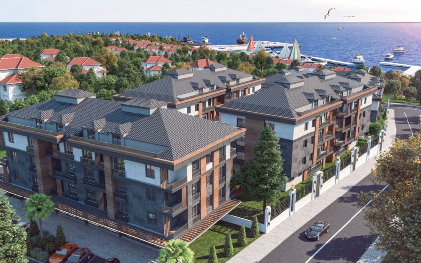 Luxurious marina apartments for sale in Istanbul Beylikduzu