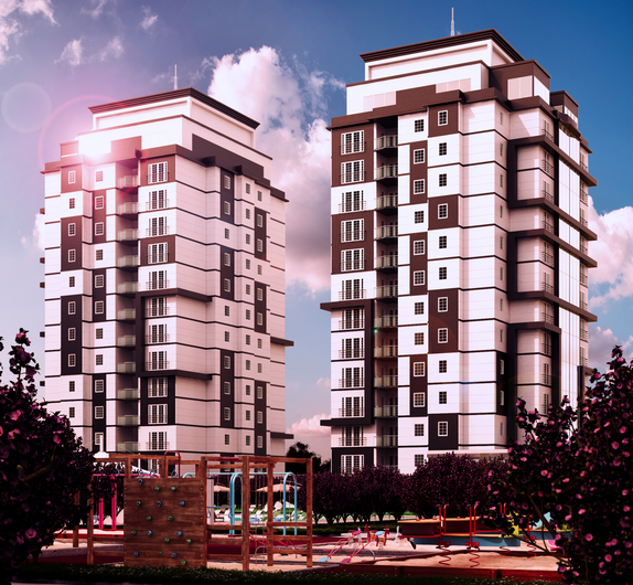 Apartments of various sizes for sale in Istanbul Basaksehir on a new project with payment plans