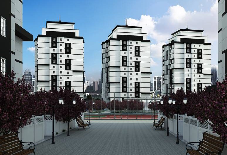 Apartments of various sizes for sale in Istanbul Basaksehir on a new project with payment plans