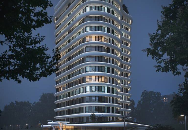 Neuer Luxus und moderner Turm in Bagcilar, Istanbul