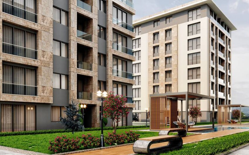 Istanbul Beylikduzu apartments in a complex with facilities and shops