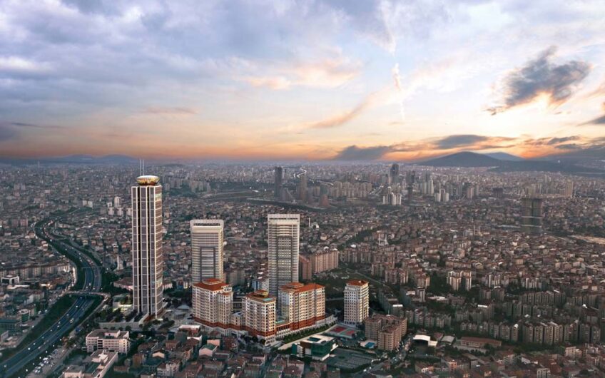 Exclusive flats for sale in a modern high-rise in Istanbul Uskudar