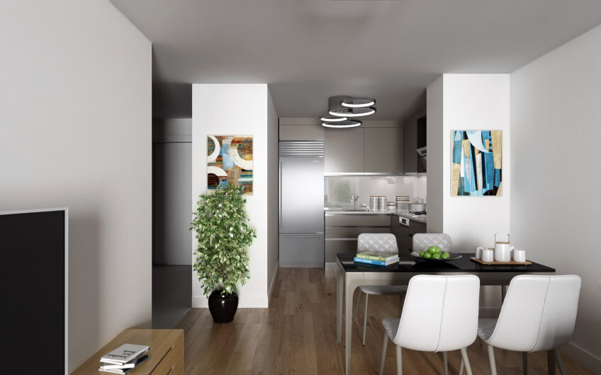Spacious apartments in a new development in Istanbul Kucukcekmece
