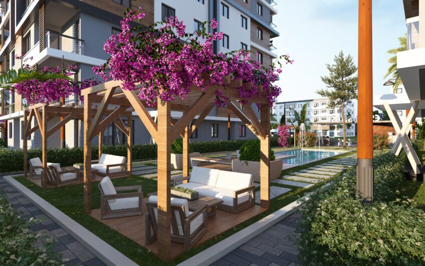 Apartments for sale in a large residential complex in Istanbul Kucukcekmece near the lake