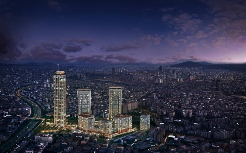 Exclusive flats for sale in a modern high-rise in Istanbul Uskudar