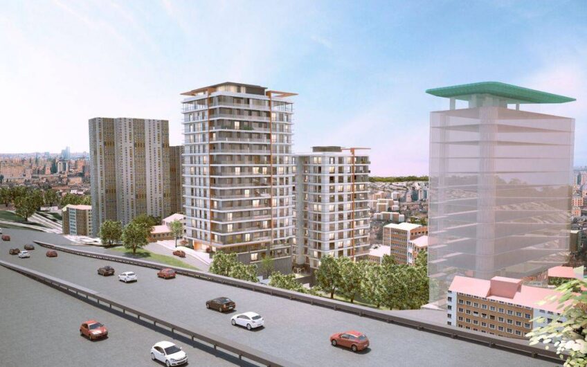 Conveniently located project in Istanbul Kagithane, right on the E5 Highway and Metrobus Line