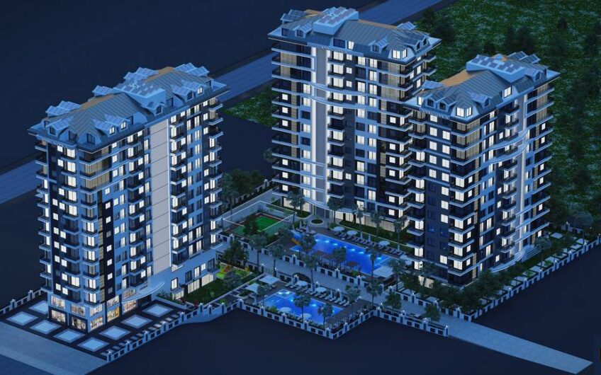 Apartments for sale in a modern residential complex in Mahmutlar