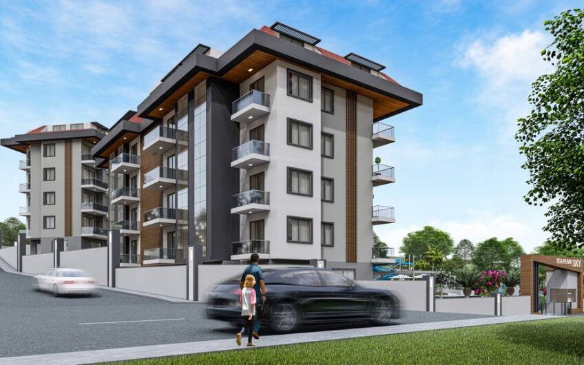 New wonderful residential project suitable for residence permit in Oba