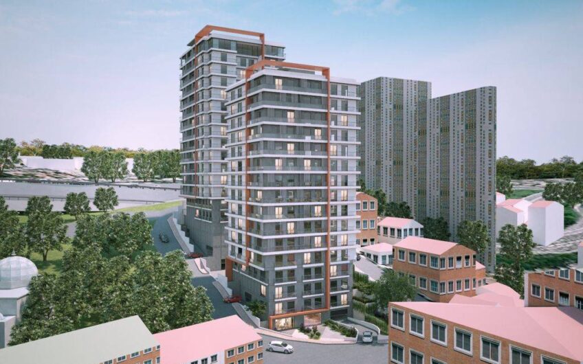 Conveniently located project in Istanbul Kagithane, right on the E5 Highway and Metrobus Line