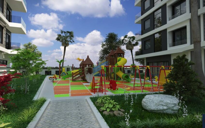 Apartments for sale in a modern residential complex in Mahmutlar