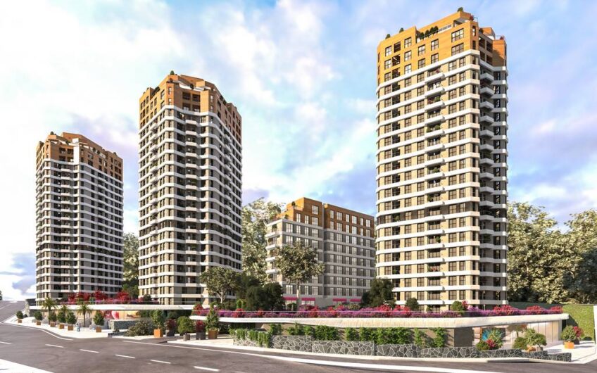 New modern residential complex project in a wonderful location in Kartal