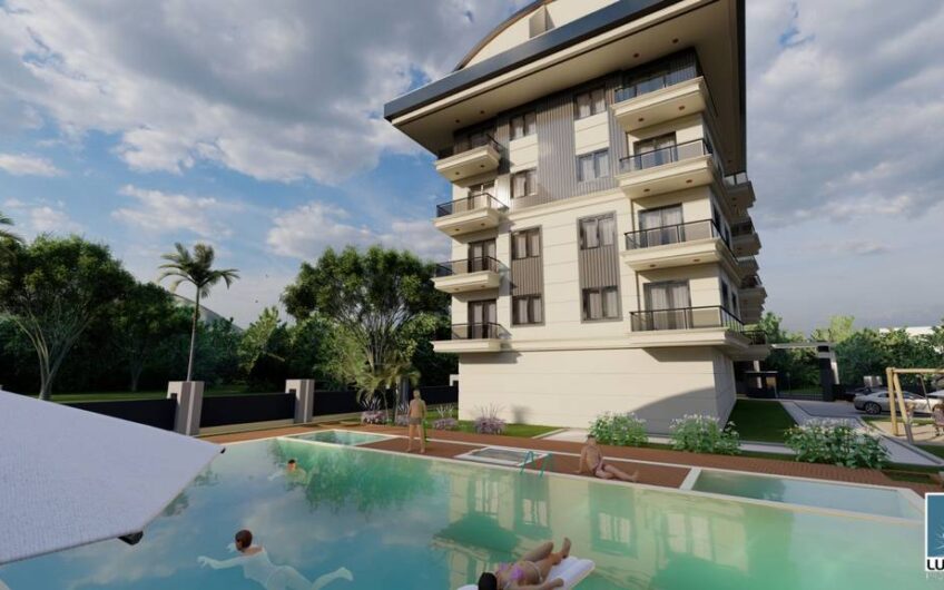 Affordable and modern apartments for sale in a residence permit area in Oba