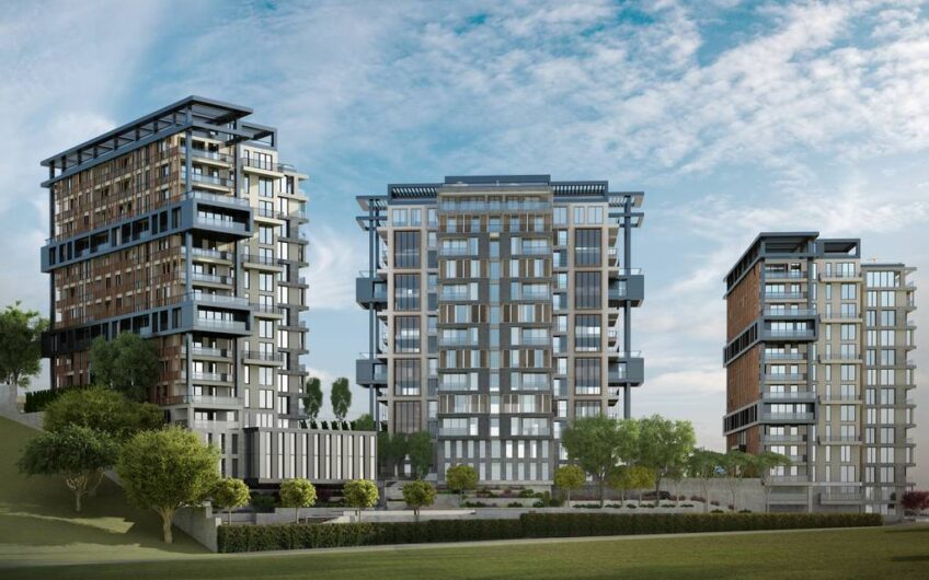 Apartments for sale in Istanbul Kagithane with views towards the Belgrad Forest