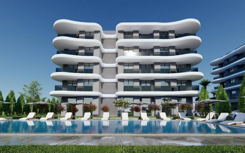 Seafront apartments for sale from new project in Okurcalar