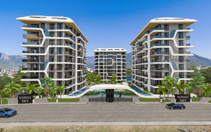 Residential project suitable for residence permit in Tosmur