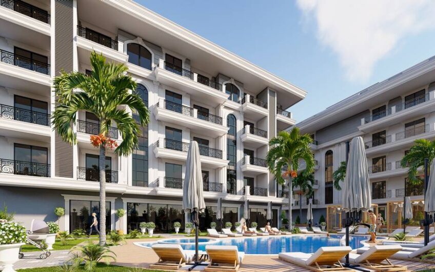 New luxury complex project in Oba is suitable for residence permit