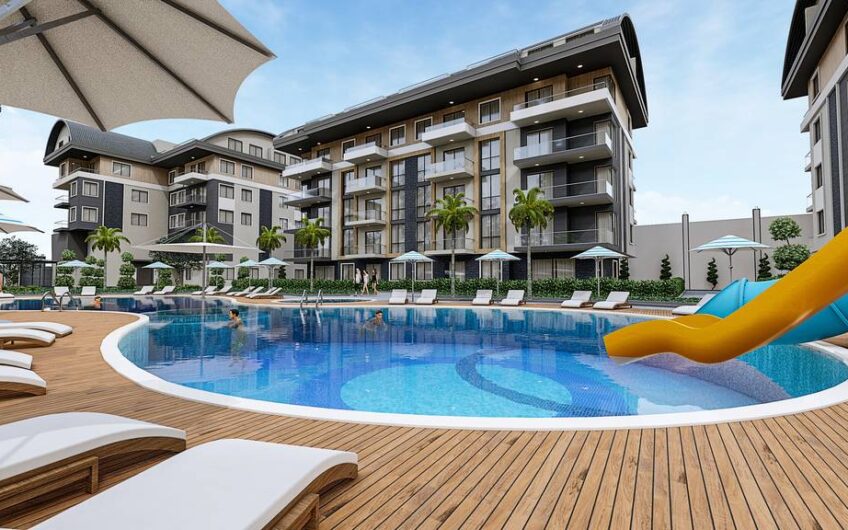 New luxury project in Oba a region suitable for residence permit