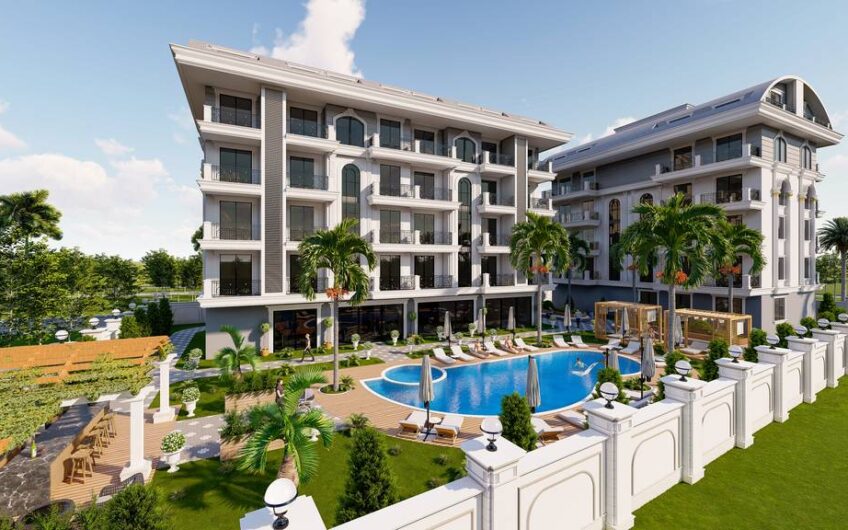New luxury complex project in Oba is suitable for residence permit