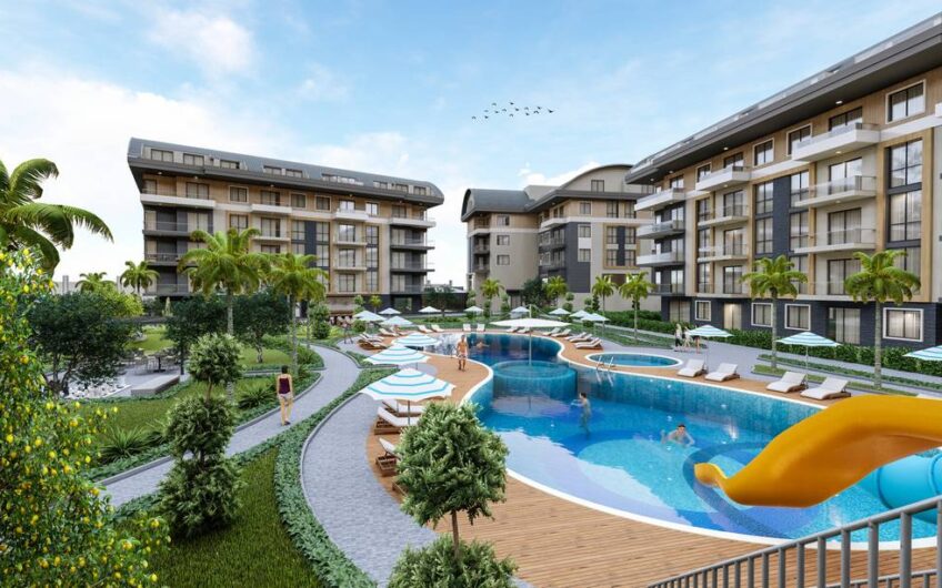New luxury project in Oba a region suitable for residence permit