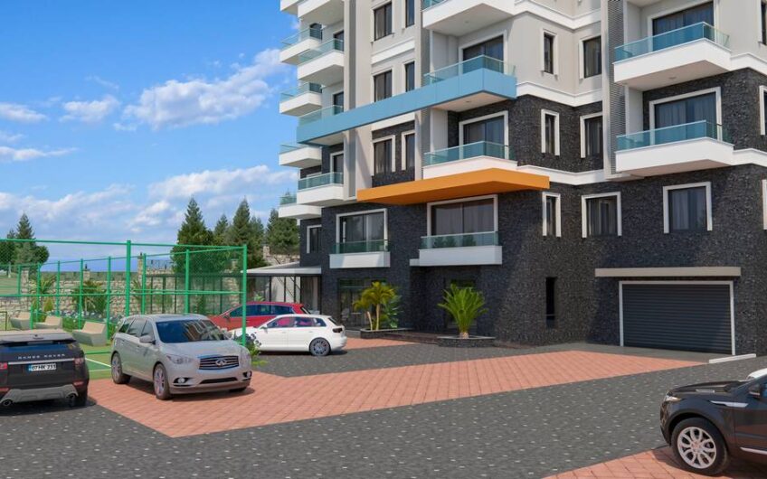 Construction of modern residential project in Avsallar