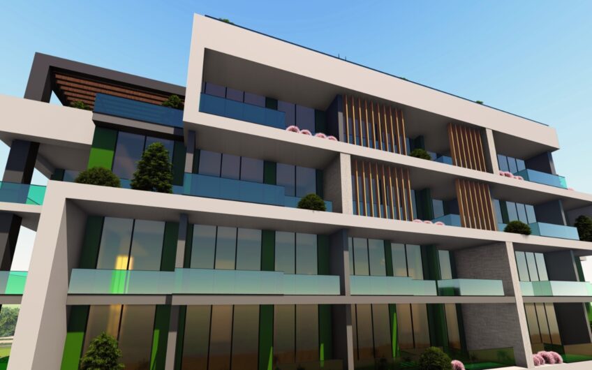 Brand new residential project construction in Mersin