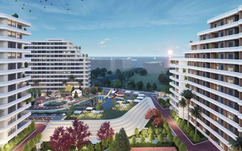 Construction of wonderful new residential complex project in Mersin