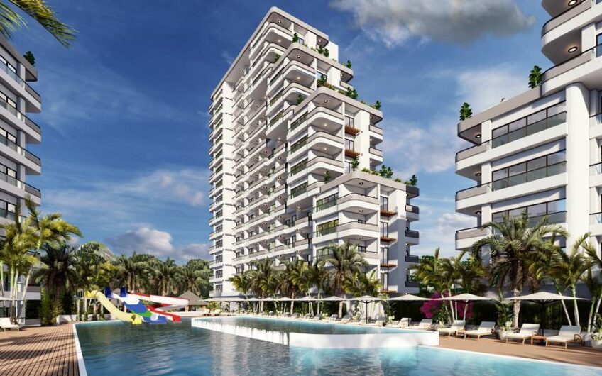 Construction of modern residential project in Mersin