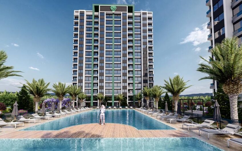Luxury residential project construction in Mersin