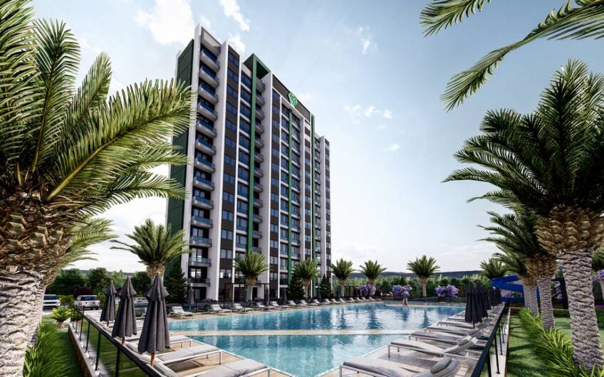 Luxury residential project construction in Mersin