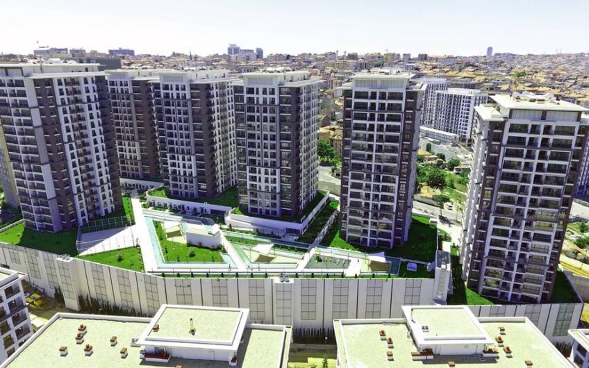 Modern residential complex in Gaziosmanpasa Istanbul