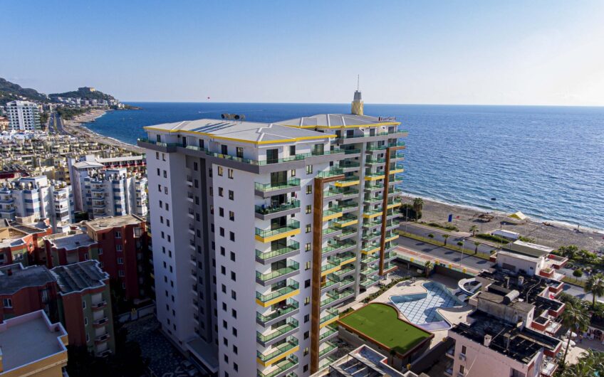 Luxury seafront apartment for sale in Mahmutlar