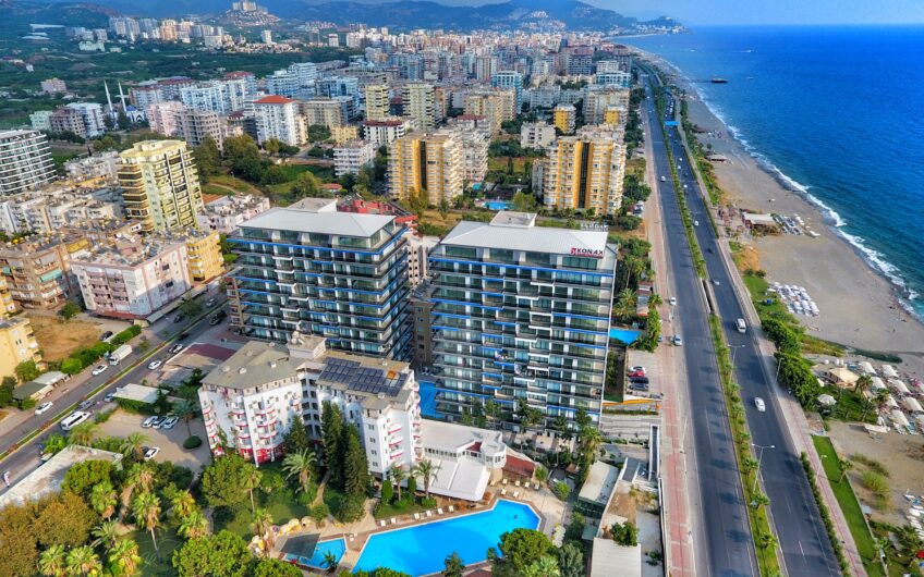 Excellent residential complex on the firstline of Mahmutlar