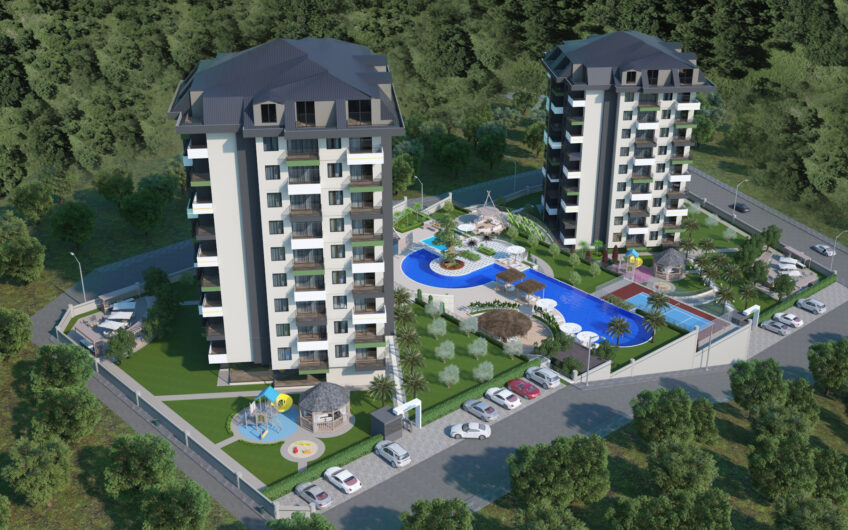 First class quality residential project in Mahmutlar