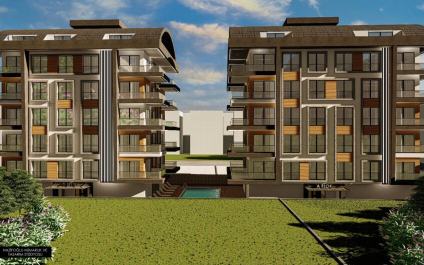 Проект нового жилого комплекса в Махмутларе Сонас Саяр