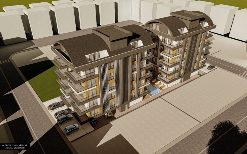 New residential complex project in Mahmutlar