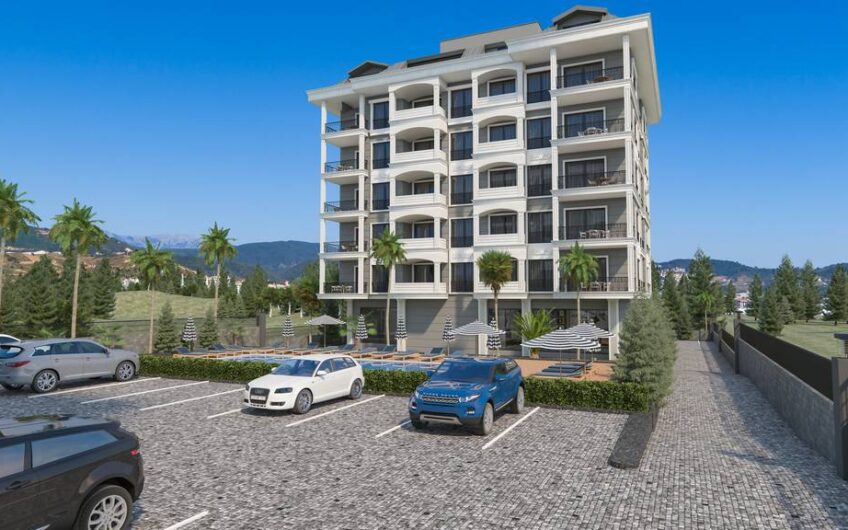 Modern residential project in Kargicak the ecological region of Alanya