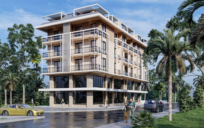 New residential project in Cleopatra the liveliest location of Alanya