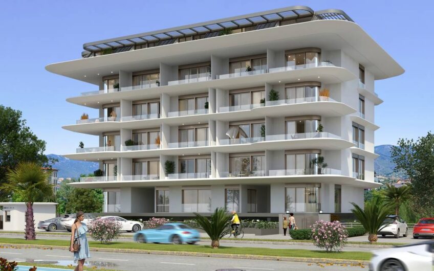 Luxury residential project at seafront in Kestel