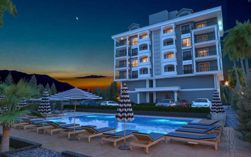 Modern residential project in Kargicak the ecological region of Alanya