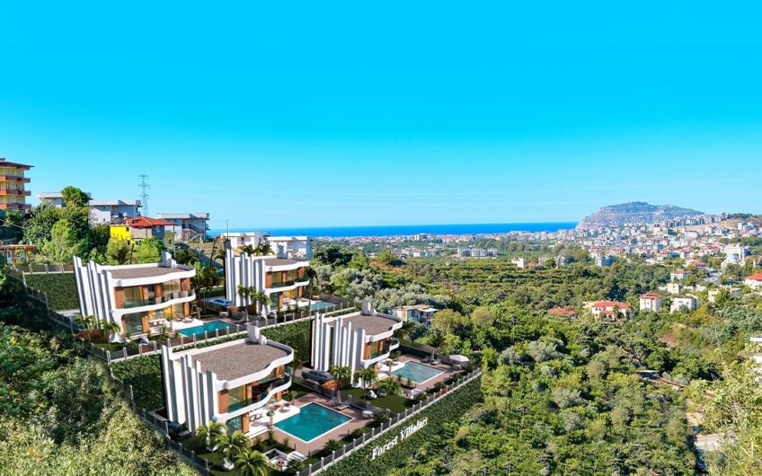 Forest Village New luxury villa project in Alanya Kızılcaşehir