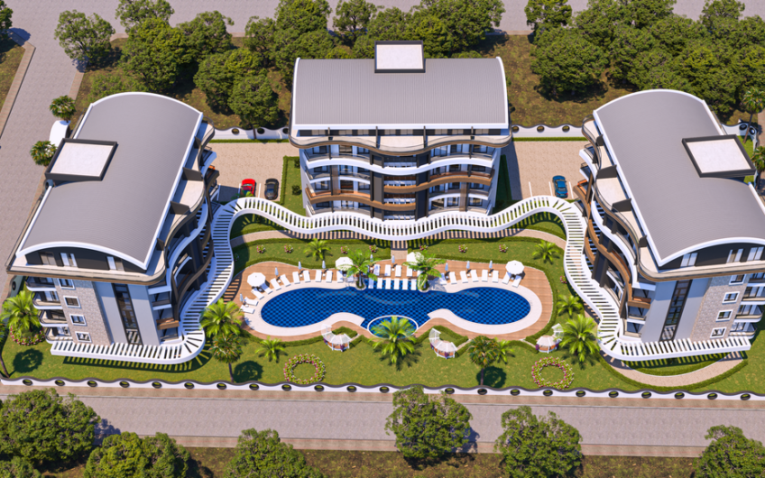 Oba Hills Residence Project in Alanya Oba
