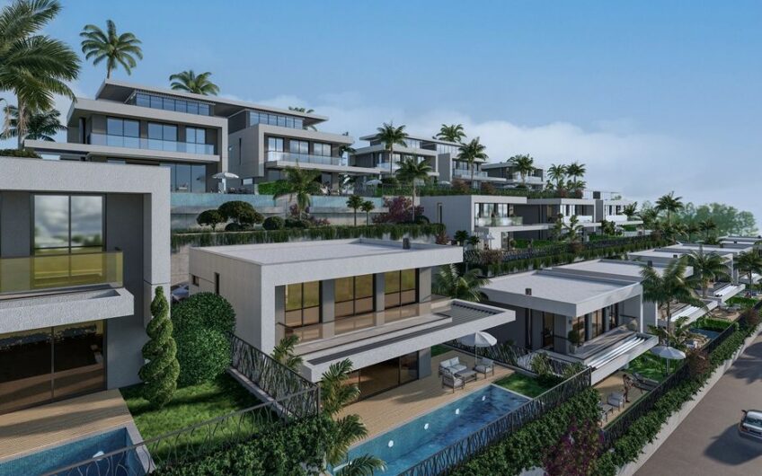Le Jardin Villas Project by Gold City in Alanya Kargıcak