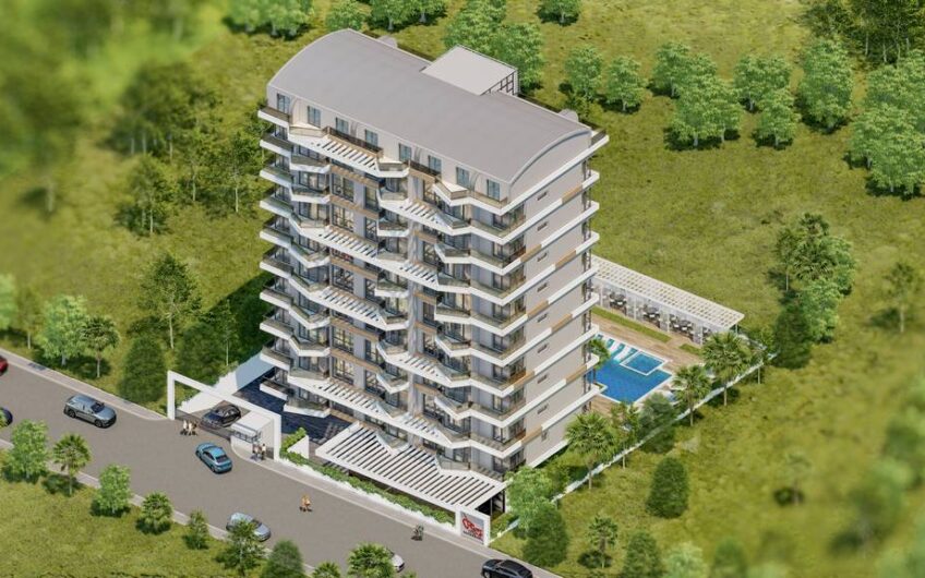 Modern residence project in Mahmutlar